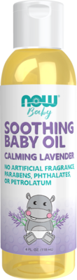Soothing Baby Oil, Calming Lavender 4 Ounces