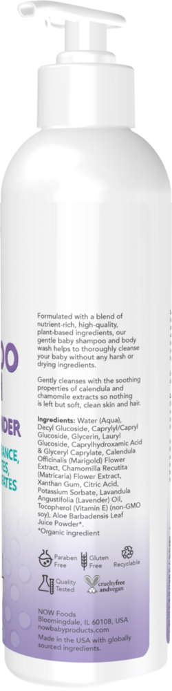 Product image for Gentle Baby Shampoo &amp; Wash, Calming Lavender.