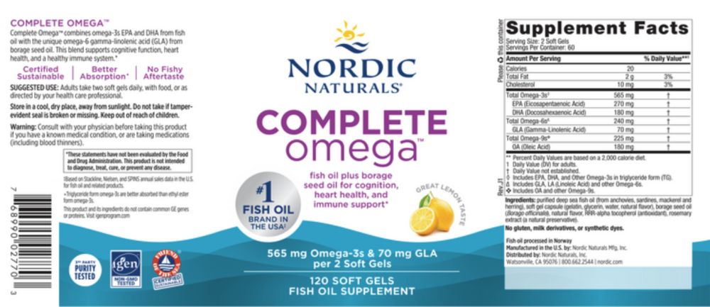 Product image for Complete Omega.