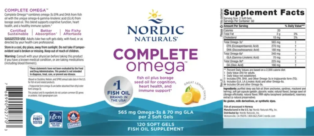 Product image for Complete Omega.
