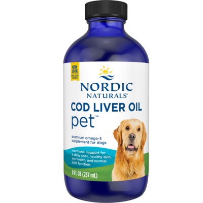 Pet Cod Liver Oil Liquid Plain 8 Ounces
