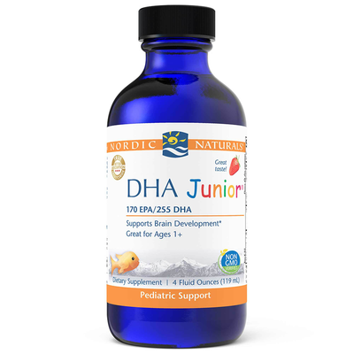 DHA Junior Liquid Strawberry Liquid 119 Milliliters