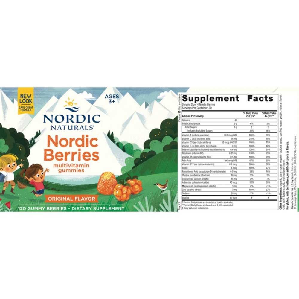 Product image for Nordic Berries Multivitamin Gummies.