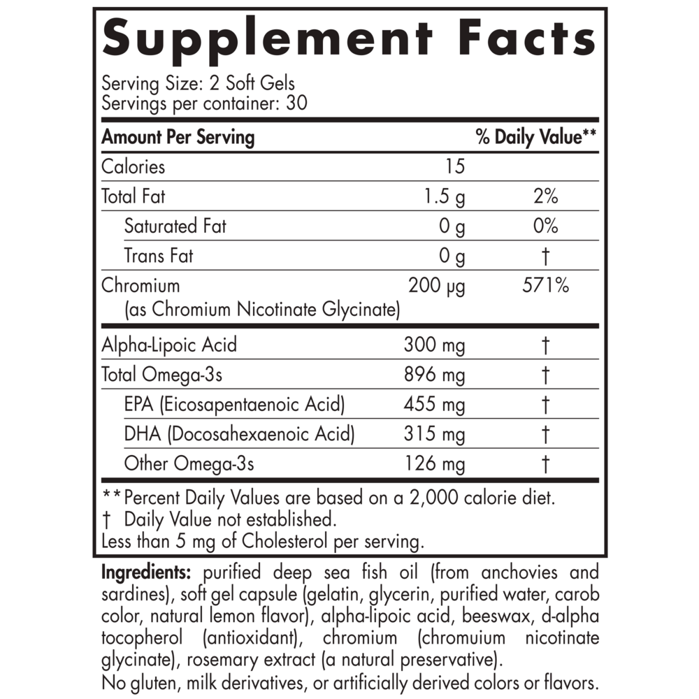Product image for ProOmega® Blood Sugar.