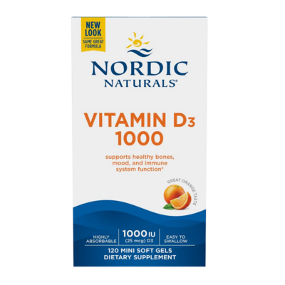 Vitamin D3 120 Softgels