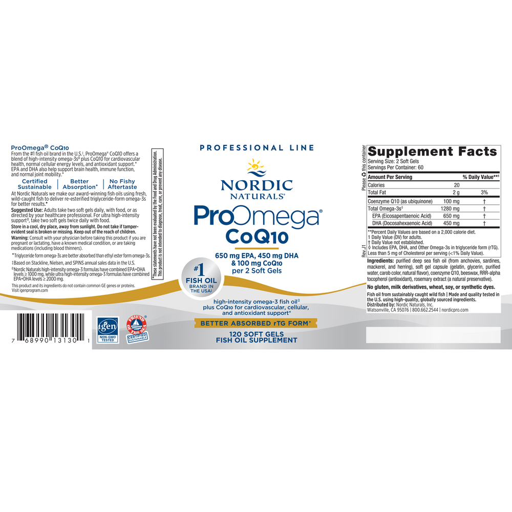 Product image for ProOmega® CoQ10.
