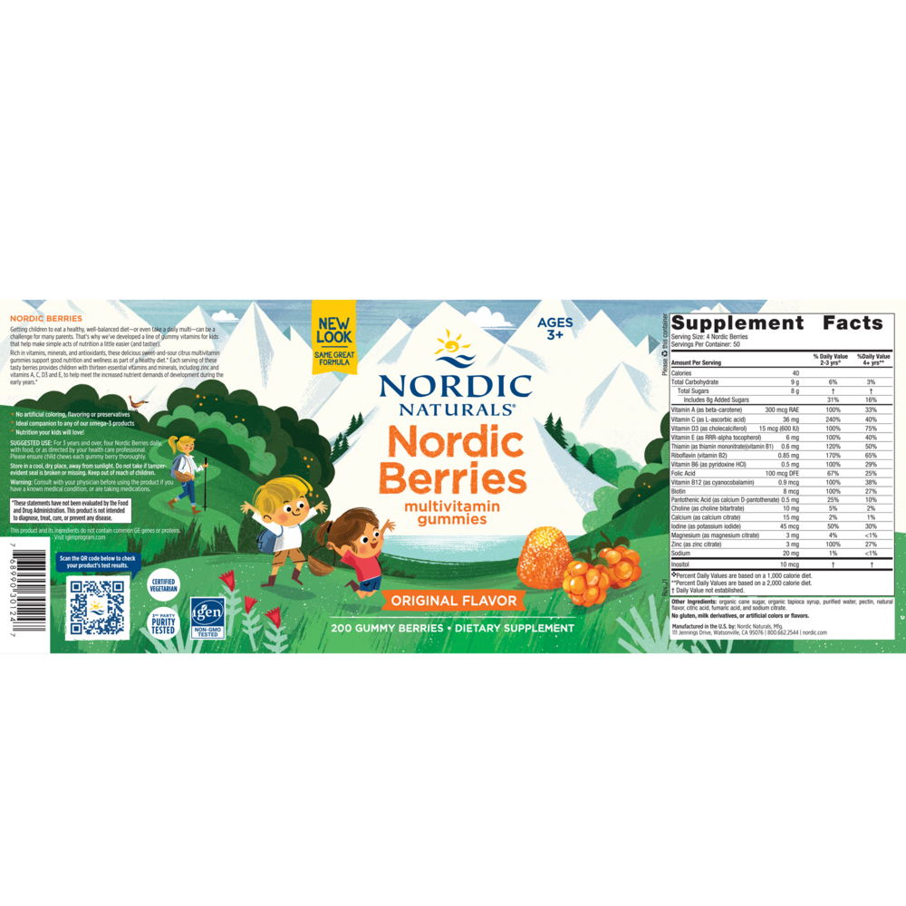 Product image for Nordic Berries Multivitamin Gummies.