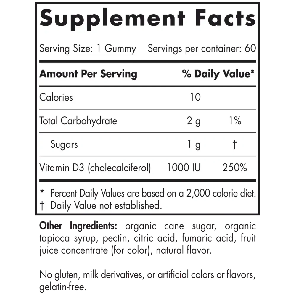 Product image for Vitamin D3 Gummies.