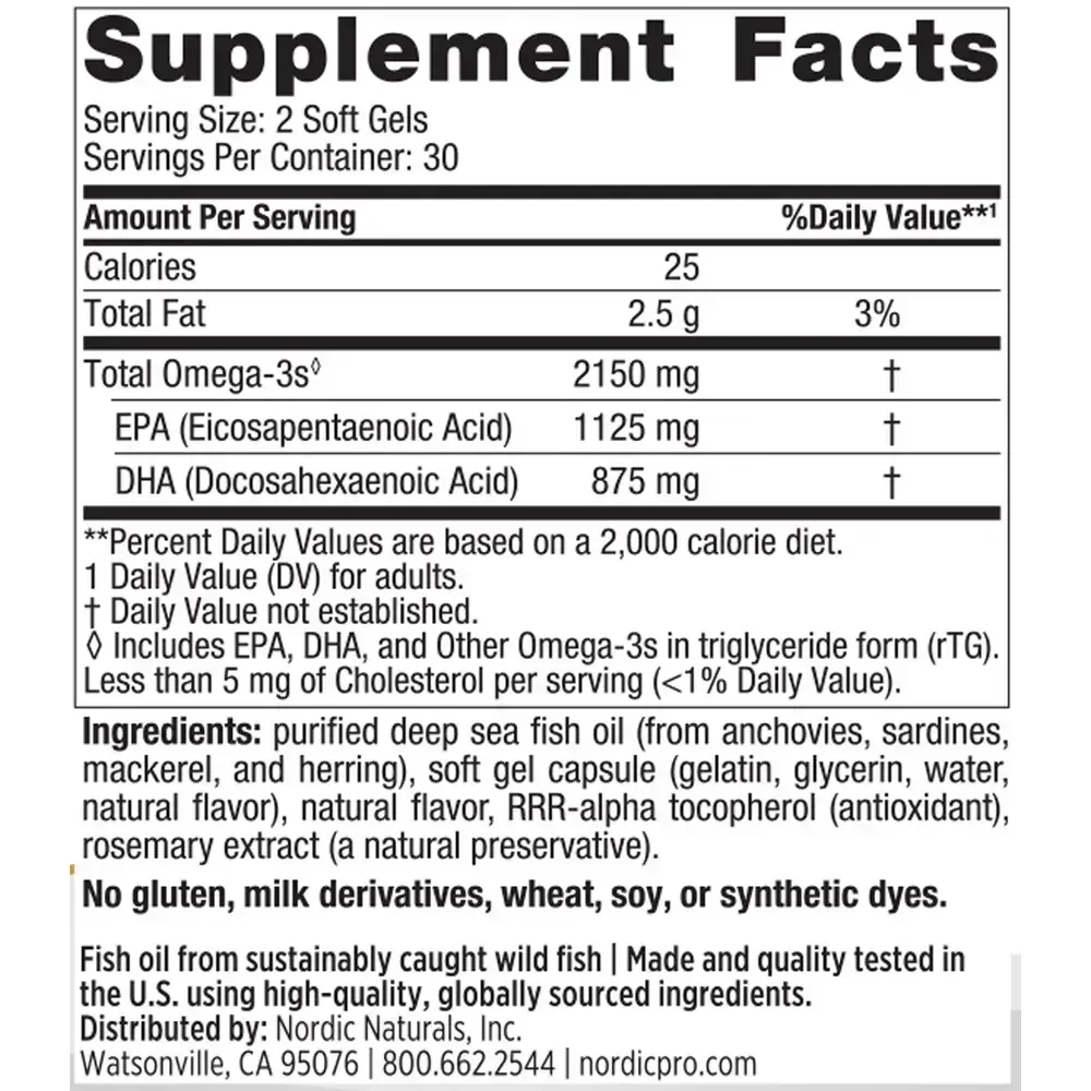 Product image for ProOmega® 2000, Softgels, Lemon.