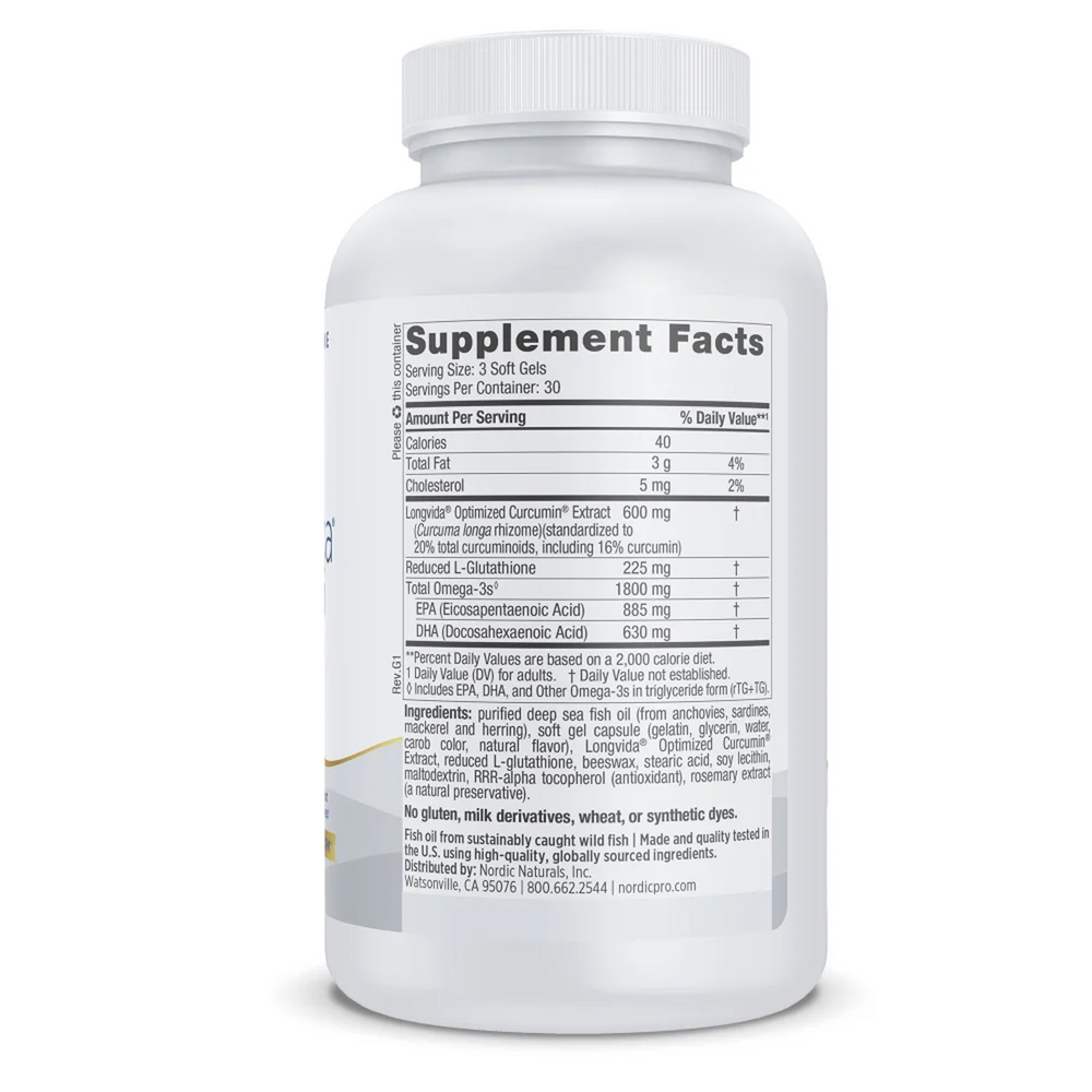 Product image for ProOmega® Curcumin (Formerly ProOmega CRP).