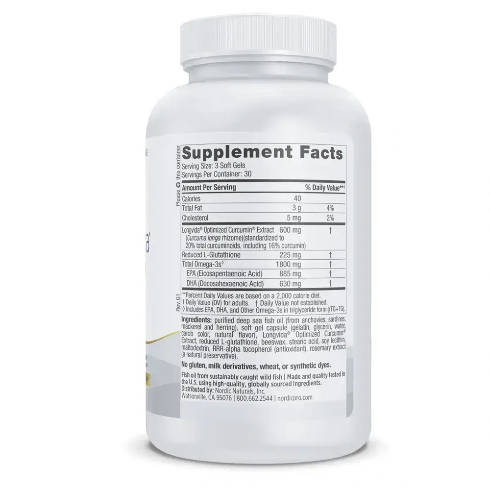 Product image for ProOmega® Curcumin (Formerly ProOmega CRP).