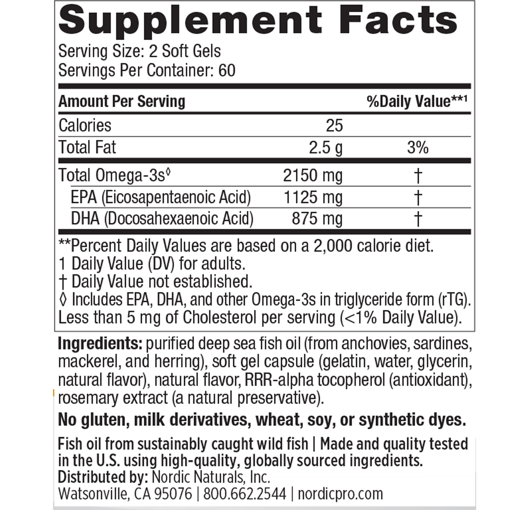 Product image for ProOmega® 2000, Softgels, Lemon.