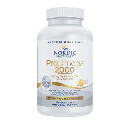 ProOmega® 2000, Softgels, Lemon 120 Softgels