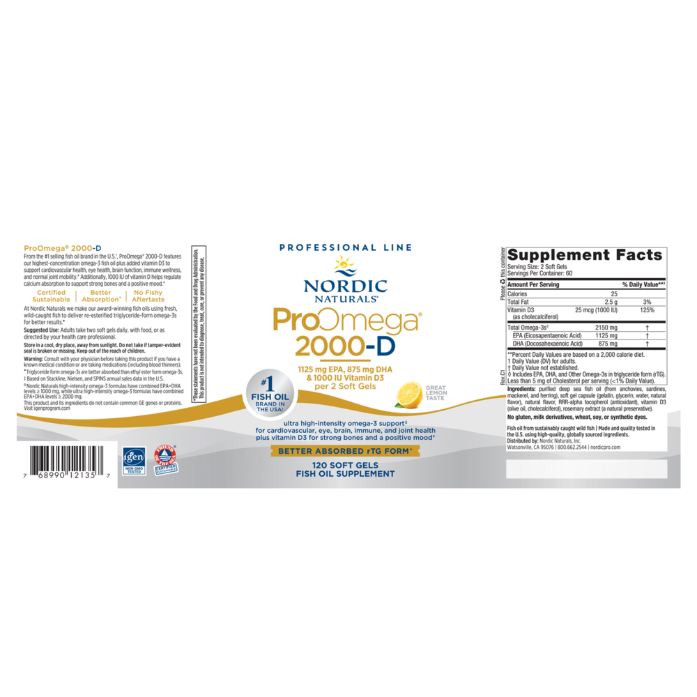 Product image for ProOmega® 2000-D.