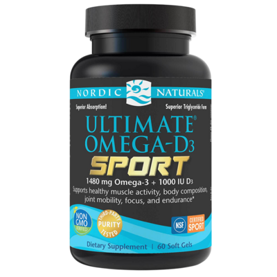 Ultimate Omega®-D3 Sport 60 Softgels