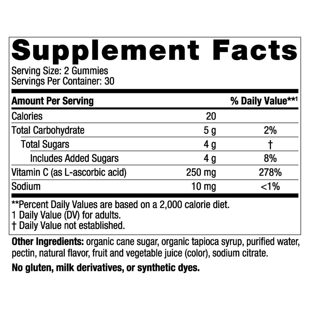 Product image for Vitamin C Gummies.