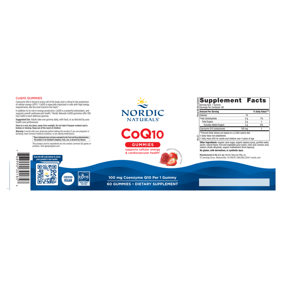 Product image for CoQ10 Gummies.