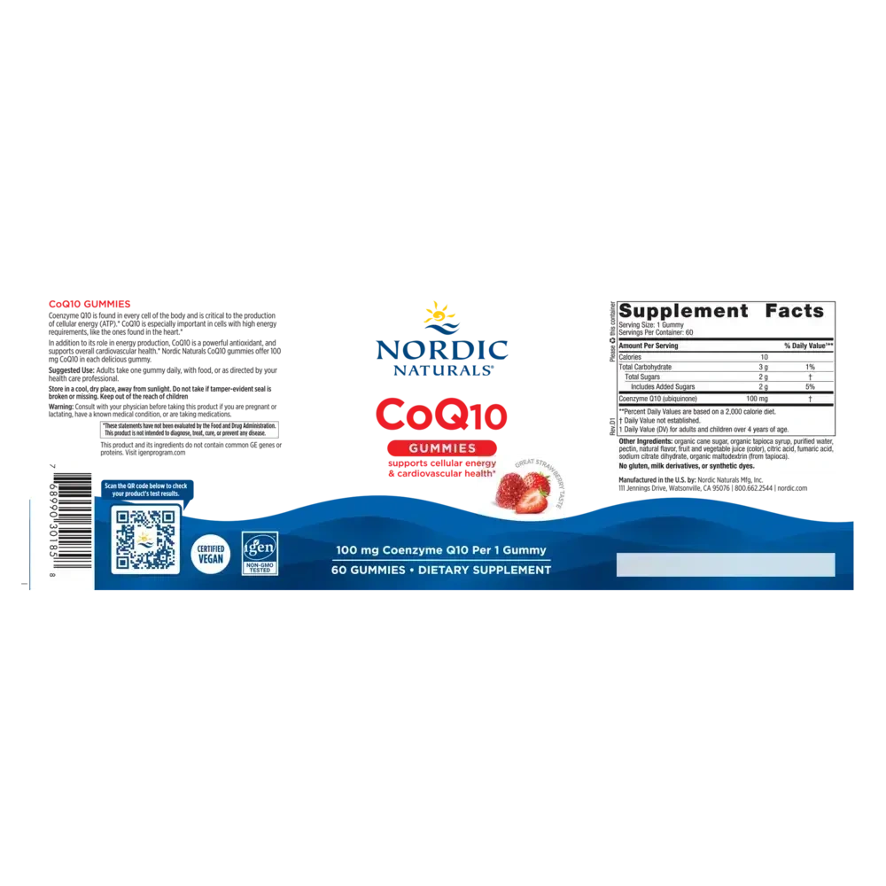 Product image for CoQ10 Gummies.