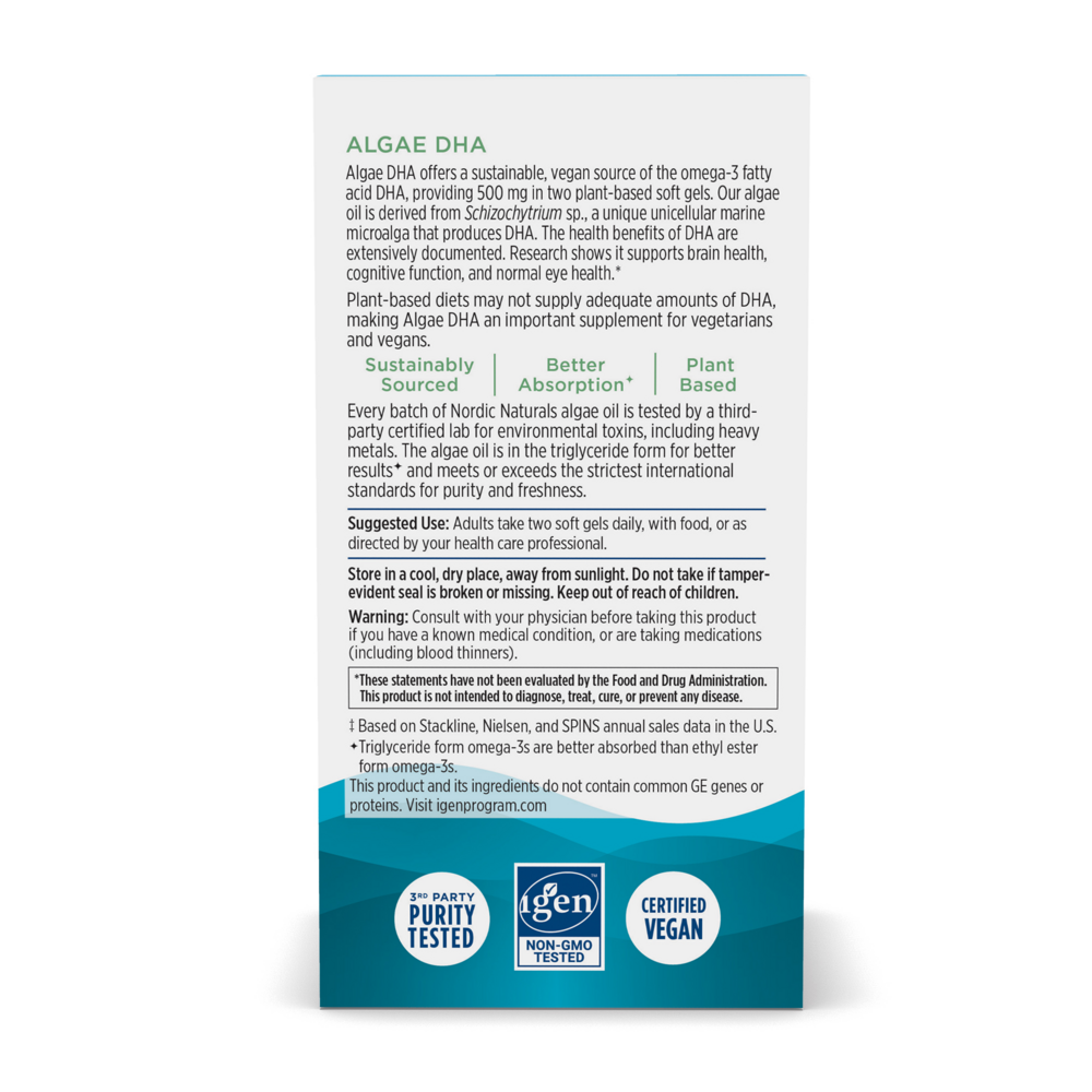 Product image for Algae DHA.