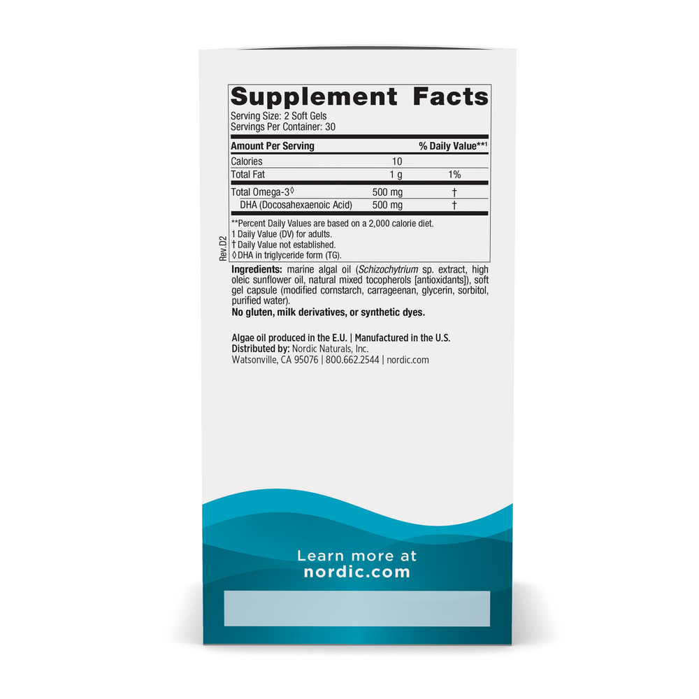 Product image for Algae DHA.