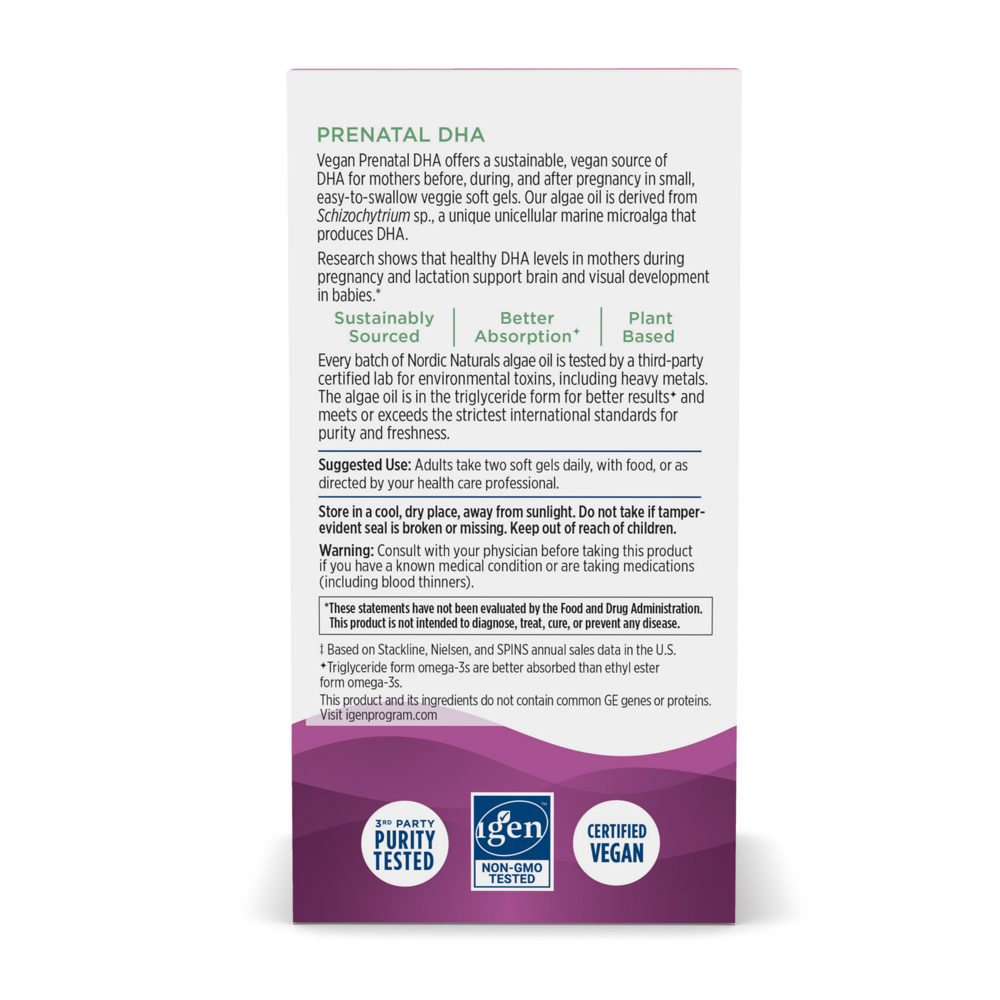Product image for Vegan Prenatal DHA.