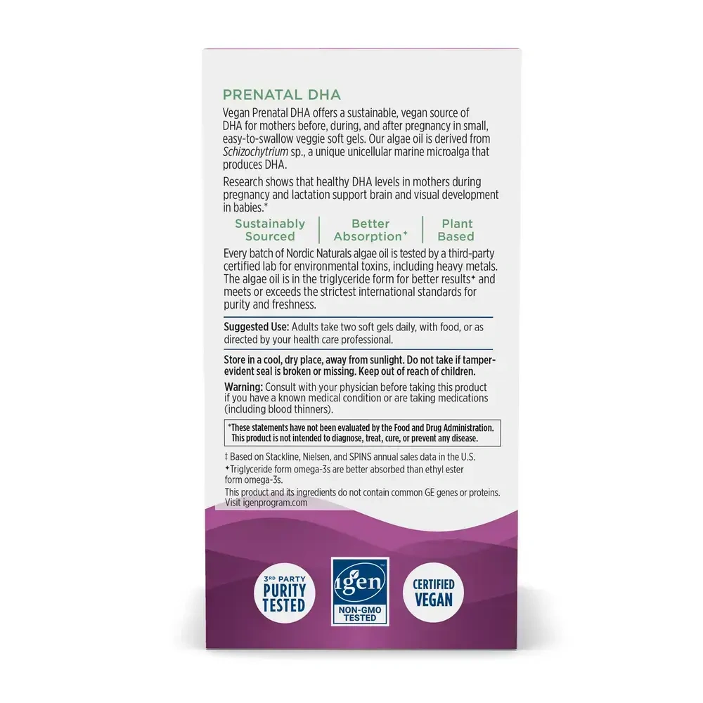 Product image for Vegan Prenatal DHA.
