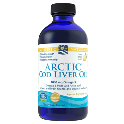 Arctic Cod Liver Oil Lemon 237 Milliliters