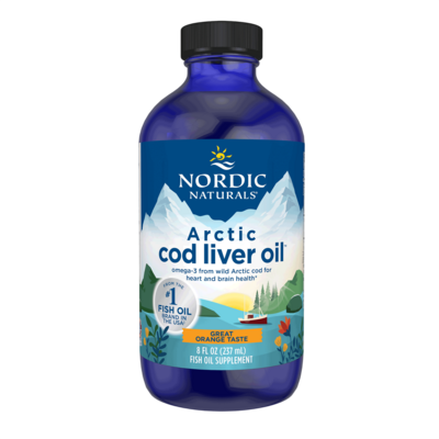 Arctic Cod Liver Oil Orange 237 Milliliters