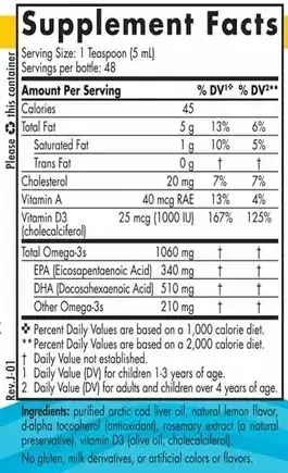Product image for Arctic-D Cod Liver Oil™.