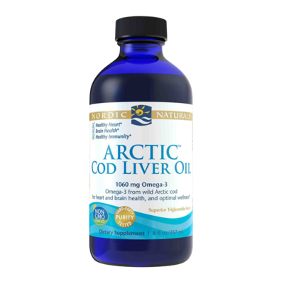 Arctic Cod Liver Oil Unflavored 237 Milliliters