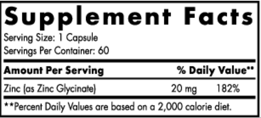 Product image for Zinc Glycinate.