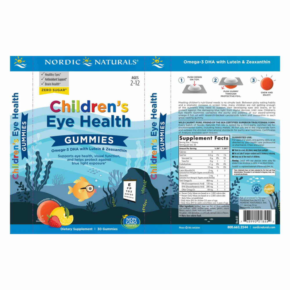 Product image for Children's Eye Health Gummies.
