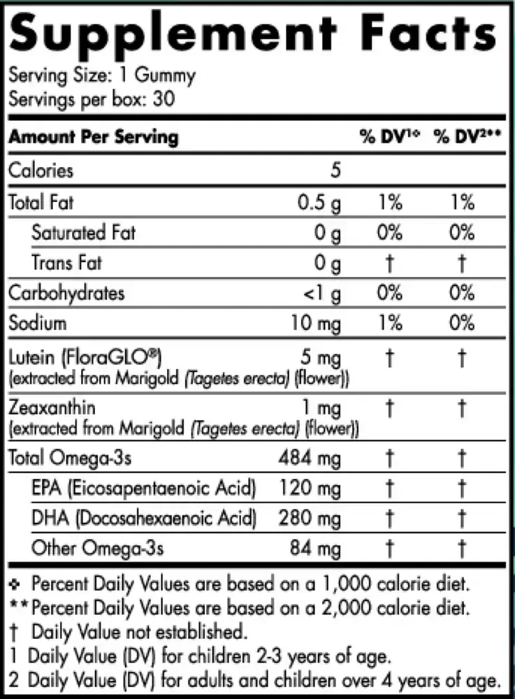 Product image for Children's Eye Health Gummies.