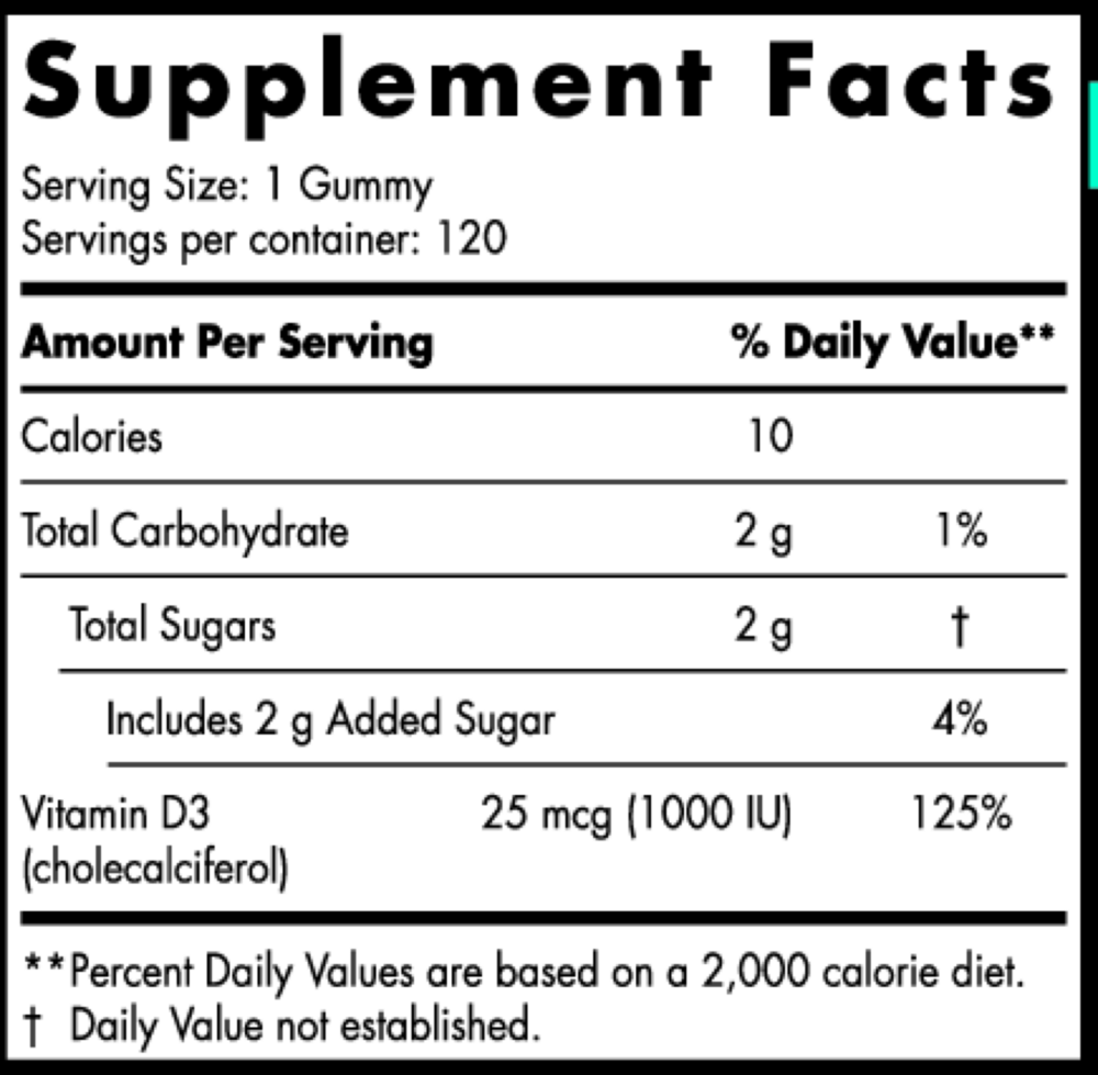 Product image for Vitamin D3 Gummies Sport.