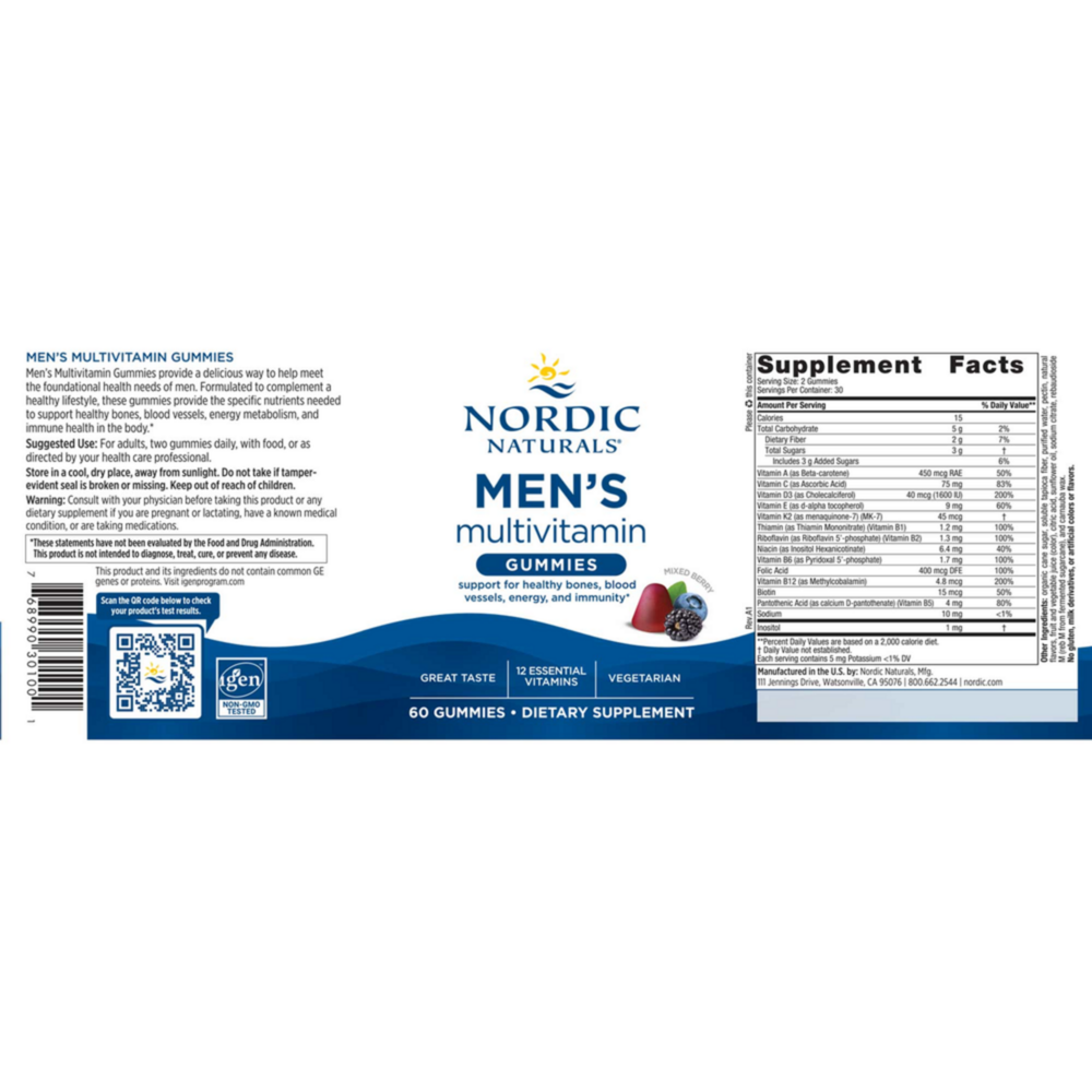 Product image for Men's Multivitamin Gummies.