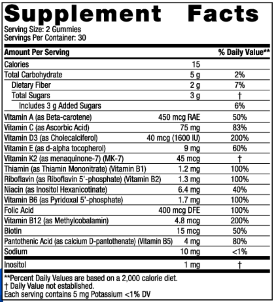 Product image for Men's Multivitamin Gummies.