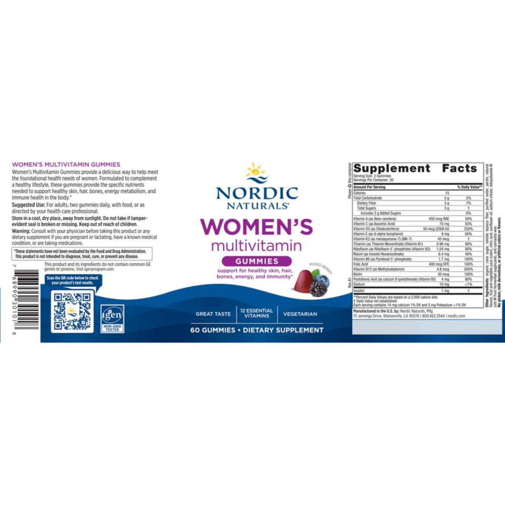 Product image for Women's Multivitamin Gummies.