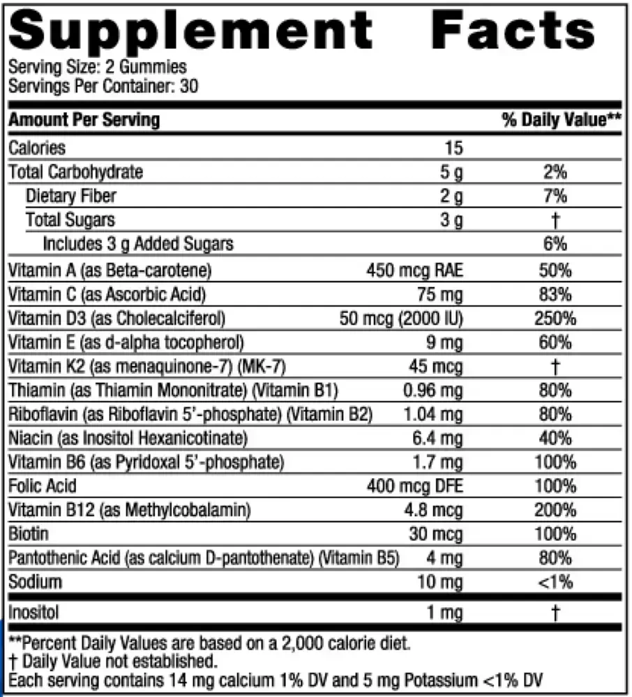Product image for Women's Multivitamin Gummies.
