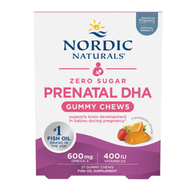 Zero Sugar Prenatal DHA Gummy Chews 27 Gummies