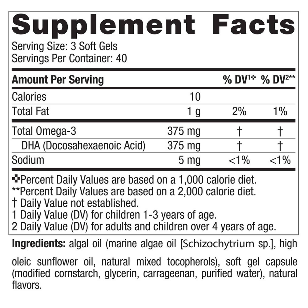 Product image for Children's DHA Vegetarian.