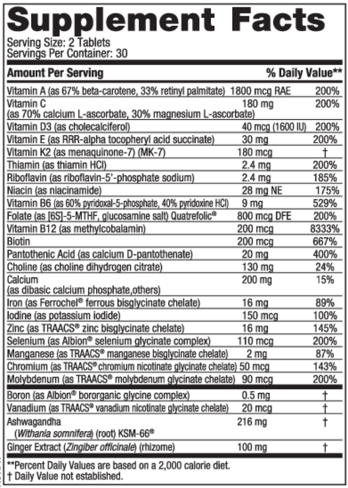 Product image for Women&#39;s Multivitamin Extra Strength.