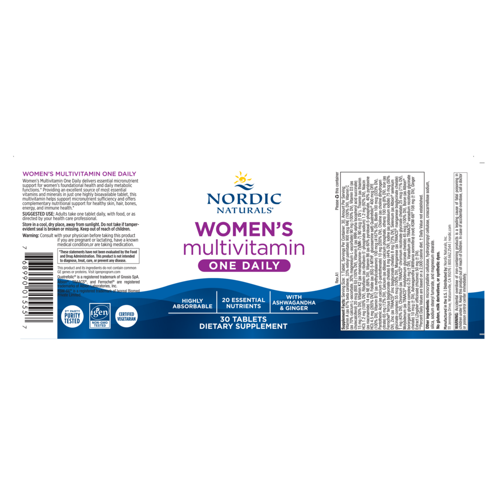 Product image for Women's One Daily Multivitamin.