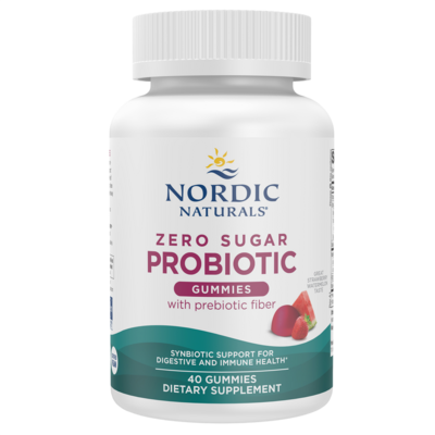 Zero Sugar Probiotic Gummies 40 Gummies