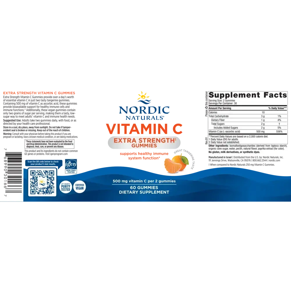 Product image for Extra Strength Vitamin C Gummies.
