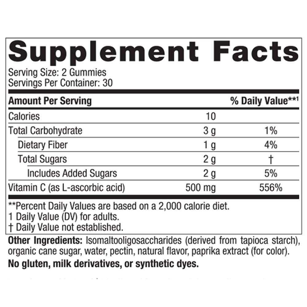 Product image for Extra Strength Vitamin C Gummies.