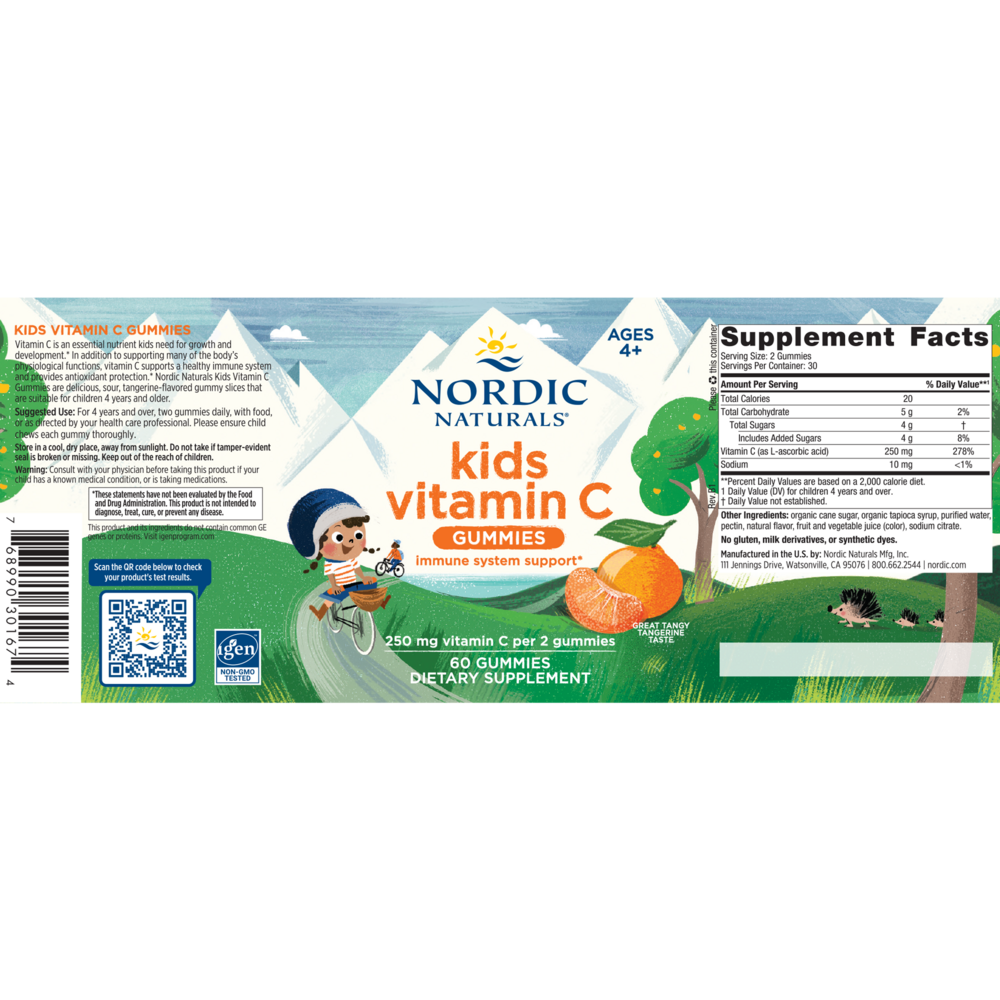 Product image for Kids Vitamin C Gummies.