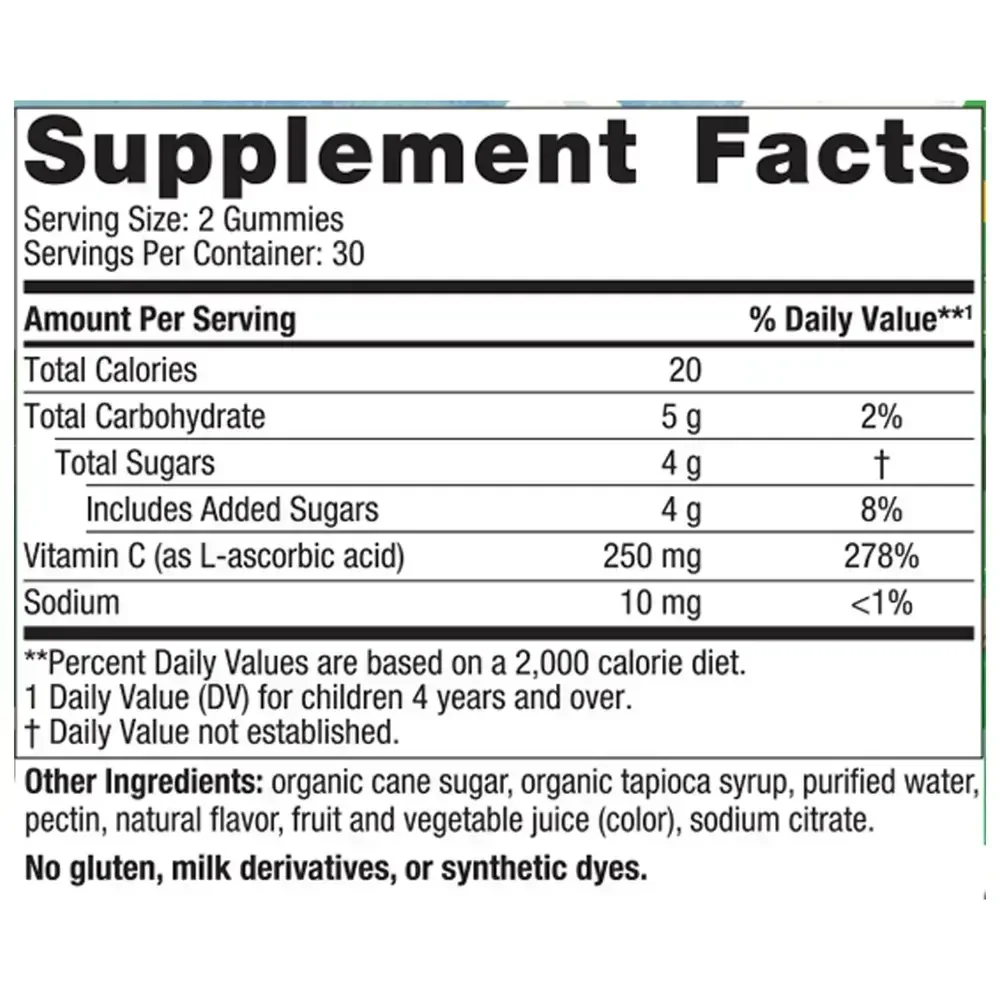 Product image for Kids Vitamin C Gummies.