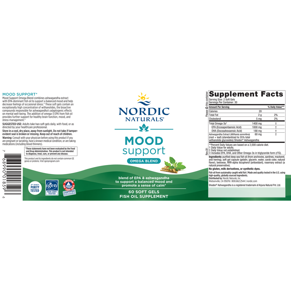 Product image for Mood Support Omega Blend.