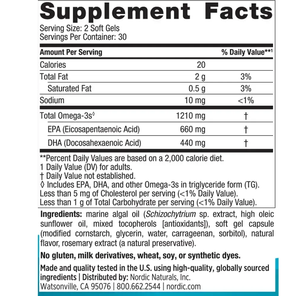 Product image for Ultimate Omega Plant Based.