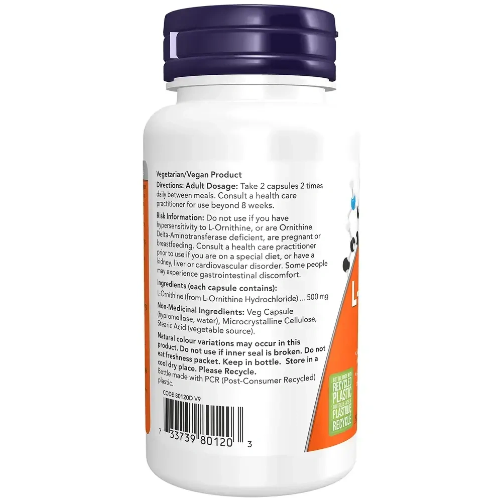 Product image for L-Ornithine 500mg.